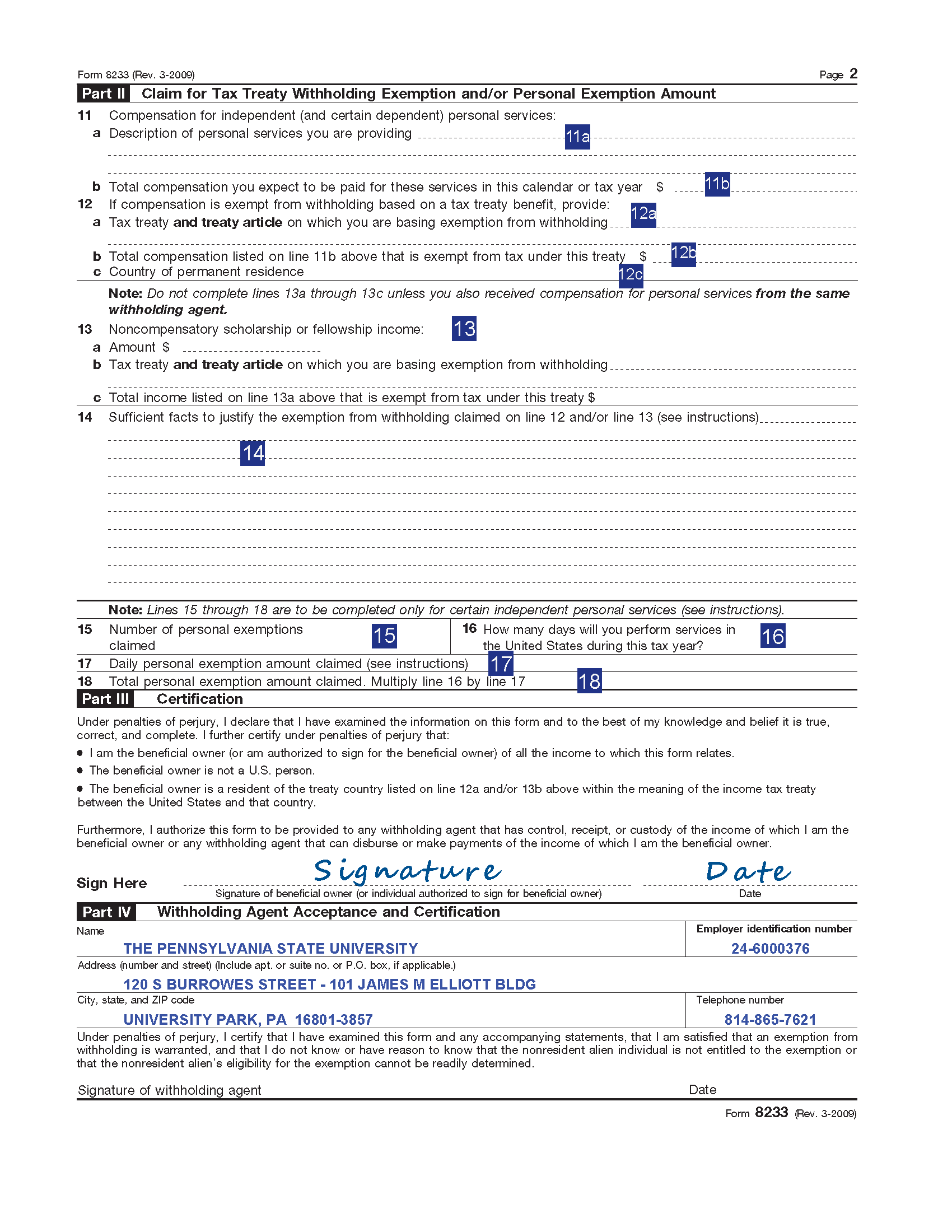 image-of-name-of-exemption-from-withholding-irs-8233-form-exhibit-page-2